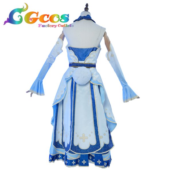 画像2: バーチャルYouTuber VTuber 兎田ぺこら 1stソロライブ うさぎ the MEGAMI!! キミと見たい景色 コスプレ衣装 (2)