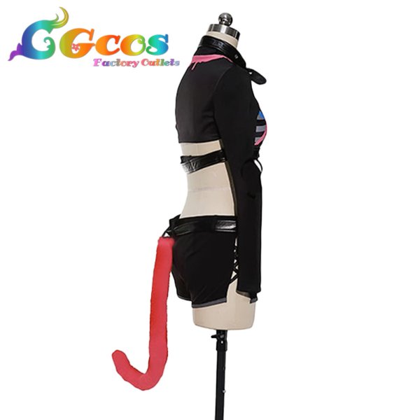 画像2: バーチャルYouTuber VTuber 猫汰つな 初期衣装 コスプレ衣装 (2)