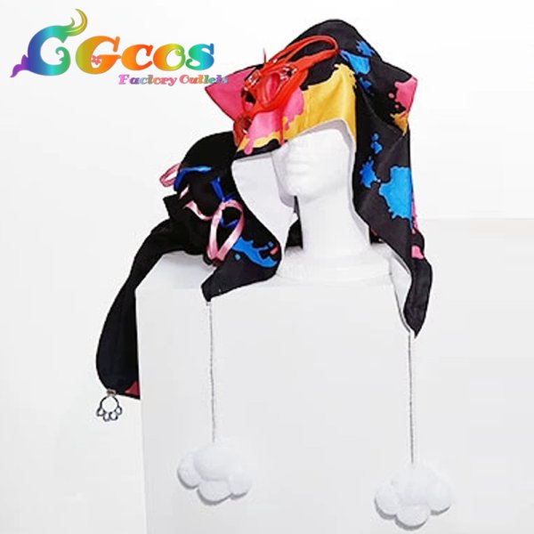 画像4: バーチャルYouTuber VTuber 猫汰つな 初期衣装 コスプレ衣装 (4)