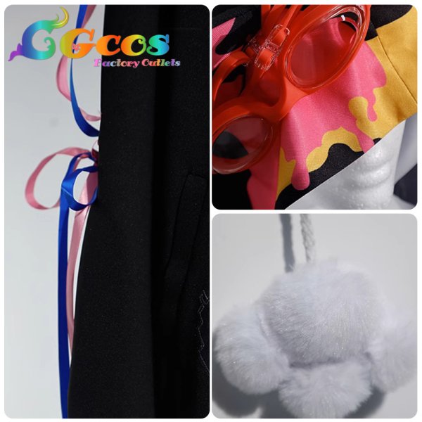 画像5: バーチャルYouTuber VTuber 猫汰つな 初期衣装 コスプレ衣装 (5)