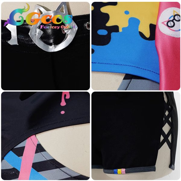 画像6: バーチャルYouTuber VTuber 猫汰つな 初期衣装 コスプレ衣装 (6)