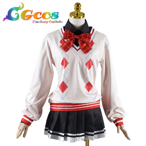 画像3: バーチャルYouTuber VTuber 朝日南アカネ コスプレ衣装 (3)