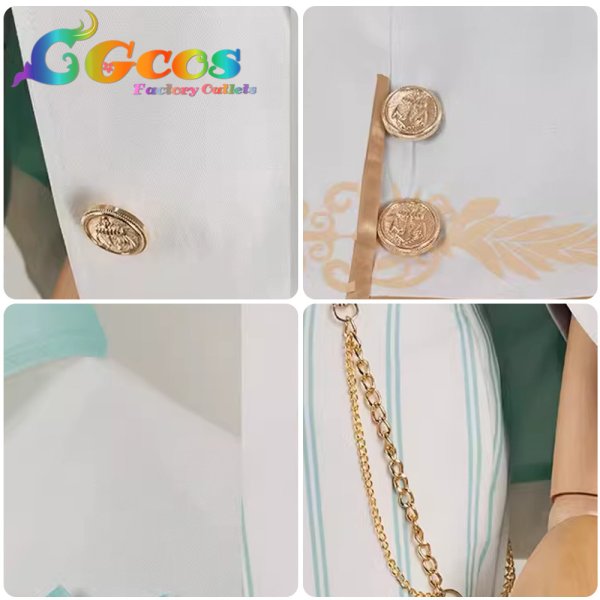 画像3: NU: カーニバル エイト エイトの衣装棚 白いスーツ姿 コスプレ衣装 (3)