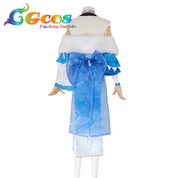 画像2: バーチャルYouTuber　VTuber　Gawr Gura（がうる・ぐら）　チャイナ　コスプレ衣装 (2)