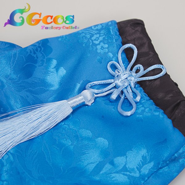 画像3: バーチャルYouTuber　VTuber　Gawr Gura（がうる・ぐら）　チャイナ　コスプレ衣装 (3)