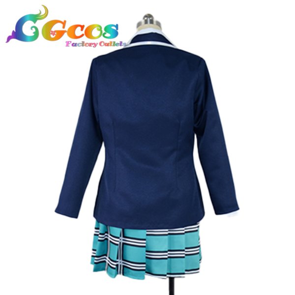 画像2: バーチャルYouTuber Vtuber 本間ひまわり 通常学生服 コスプレ衣装 (2)