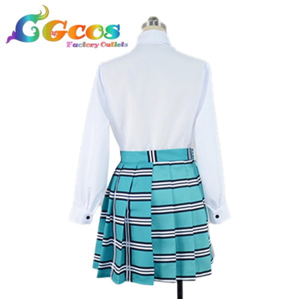 画像4: バーチャルYouTuber Vtuber 本間ひまわり 通常学生服 コスプレ衣装 (4)