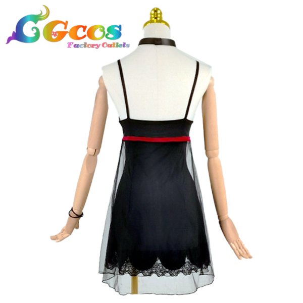 画像2: バーチャルYouTuber VTuber 森美声 ネグリジェ衣装 コスプレ衣装 (2)