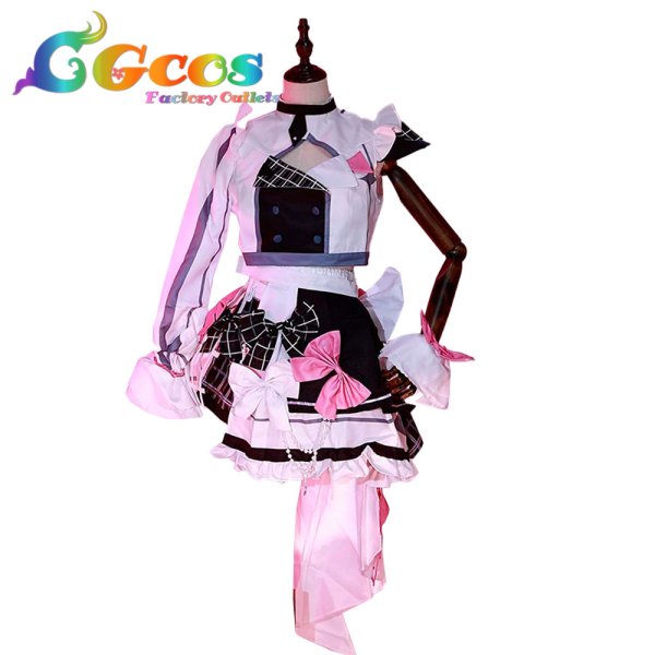 画像3: バーチャルYouTuber VTuber ワトソン・アメリア 小鳥遊キアラ ハコス・ベールズ 森美声 4thフェス コスプレ衣装 (3)