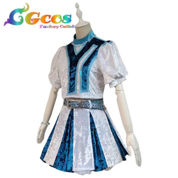 画像2: ラブライブ！サンシャイン!!　わいわいわい　渡辺曜　peace piece pizza　コスプレ衣装 (2)