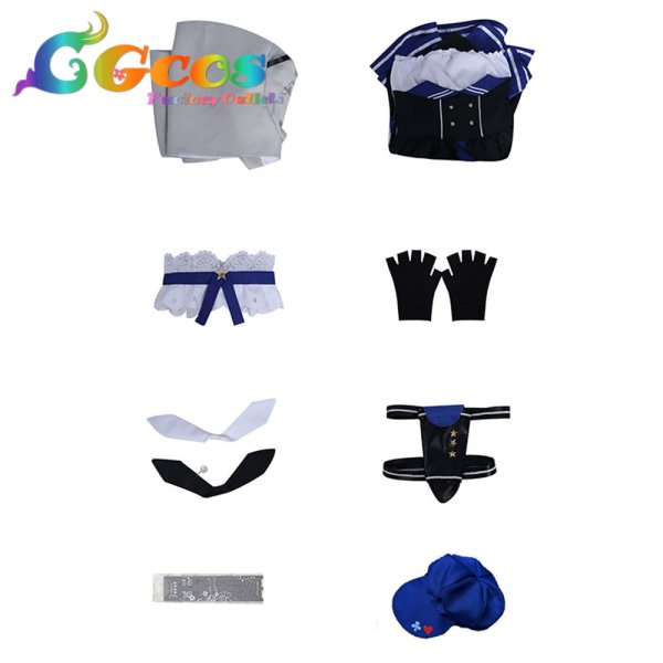 画像7: バーチャルYouTuber VTuber Dokibird Retro Thief コスプレ衣装 (7)