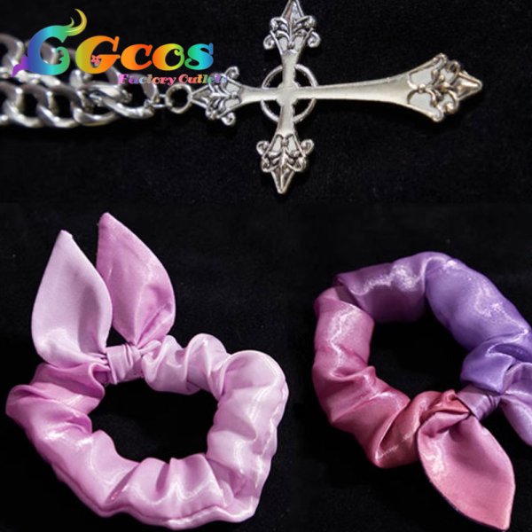 画像7: VOCALOID 鏡音リン 地雷系 ドン・キホーテフェア コスプレ衣装 (7)