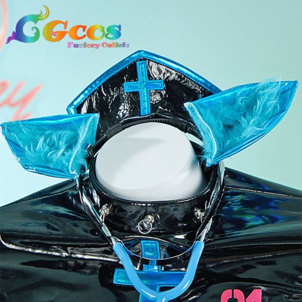 画像3: VOCALOID 初音ミク 猫ナース コスプレ衣装 (3)