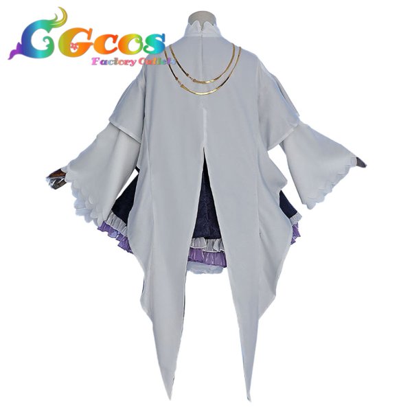 画像2: 白聖女と黒牧師 セシリア コスプレ衣装 (2)