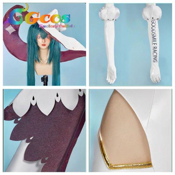 画像2: Vocaloid 初音ミク レーシングミク 2024 コスプレ衣装 (2)