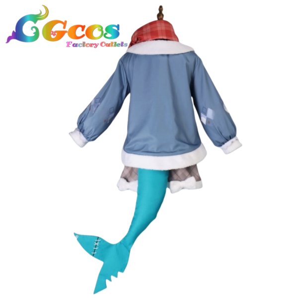 画像3: バーチャルYouTuber　VTuber　がうる・ぐら　Gawr Gura　2025新春　コスプレ衣装 (3)