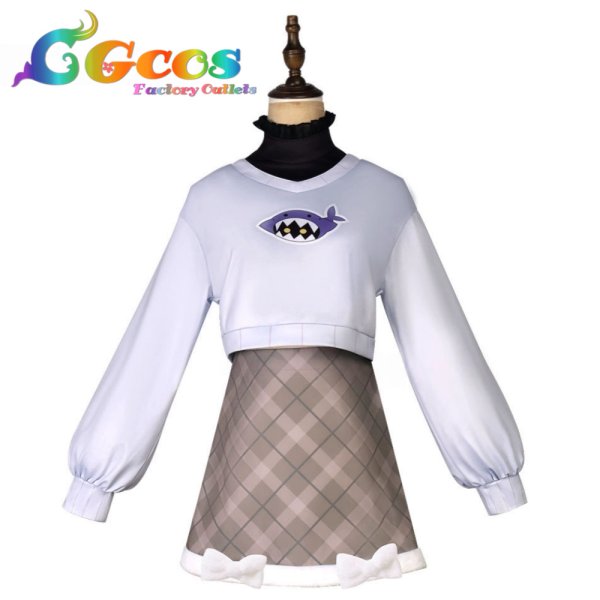 画像4: バーチャルYouTuber　VTuber　がうる・ぐら　Gawr Gura　2025新春　コスプレ衣装 (4)