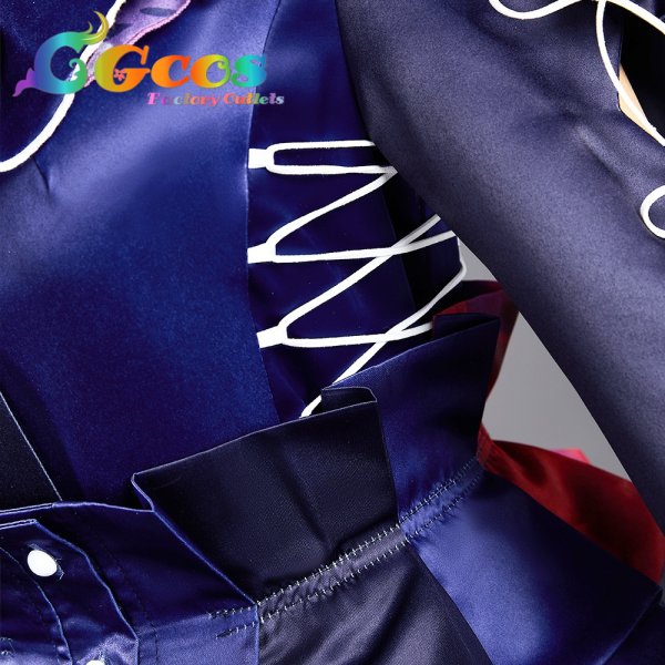 画像8: プロジェクトセカイ カラフルステージ！ feat. 初音ミク　暁山瑞希　 10th Single　エンパープル/化けの花　コスプレ衣装 (8)