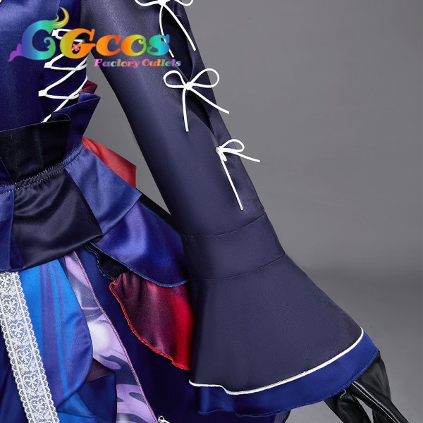 画像9: プロジェクトセカイ カラフルステージ！ feat. 初音ミク　暁山瑞希　 10th Single　エンパープル/化けの花　コスプレ衣装 (9)