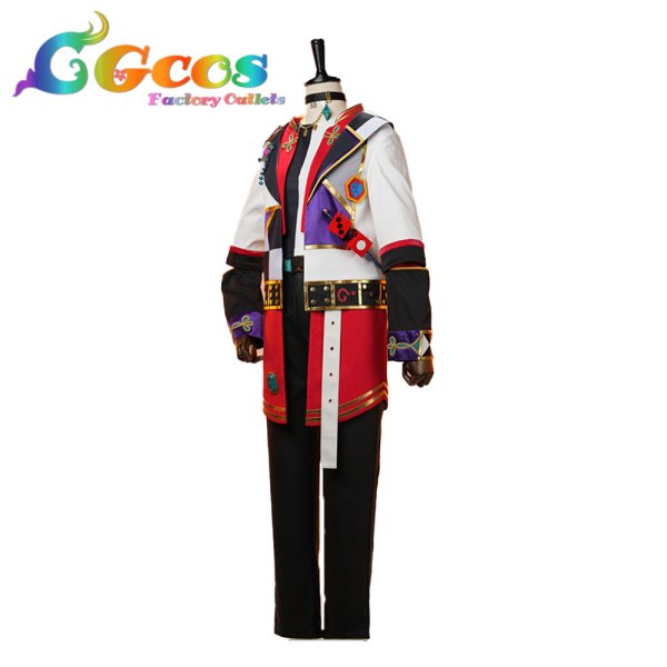 画像2: あんさんぶるスターズ！　探り合いの出目／双六盤上戦　七種茨　逆先夏目　葵ゆうた　天城燐音　鳴上嵐　青葉つむぎ　三毛縞斑　コスプレ衣装 (2)