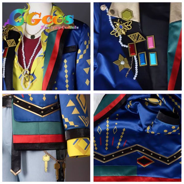 画像5: あんさんぶるスターズ！　スゴロク旅！BGMはナンバーエイト　天城燐音　HiMERU　桜河こはく　椎名ニキ　コスプレ衣装 (5)