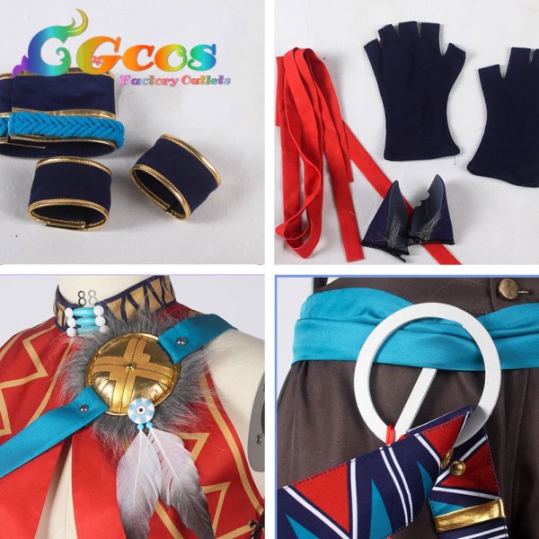 画像3: あんさんぶるスターズ！　漣ジュン　シマハイエナの狩り　コスプレ衣装 (3)