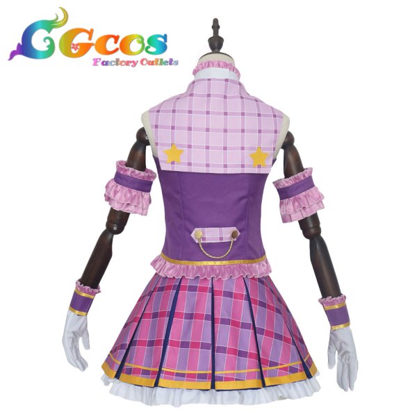 画像2: アイカツ!　紫吹蘭　パープルトルテ　コスプレ衣装 (2)