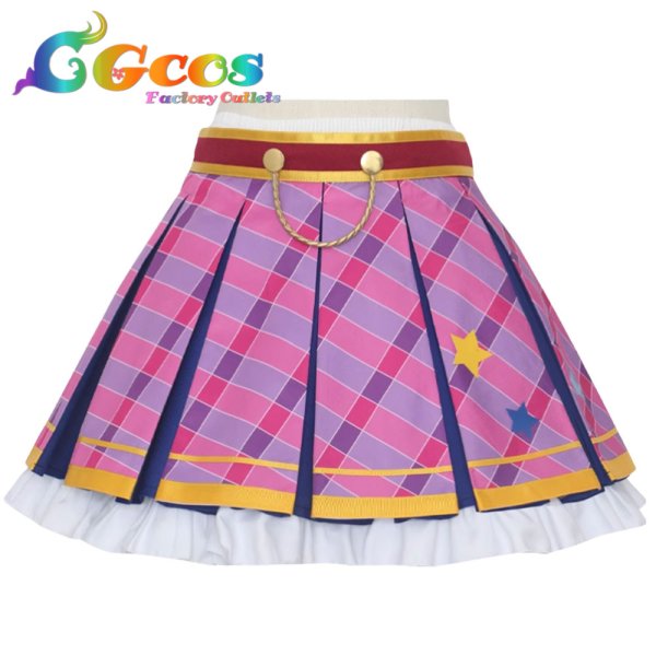 画像4: アイカツ!　紫吹蘭　パープルトルテ　コスプレ衣装 (4)