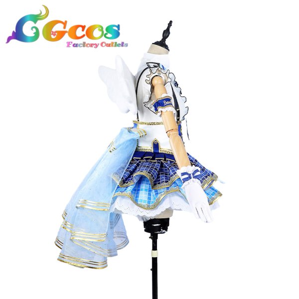 画像2: ラブライブ! School idol project　園田海未　ブルーアモール　コスプレ衣装 (2)