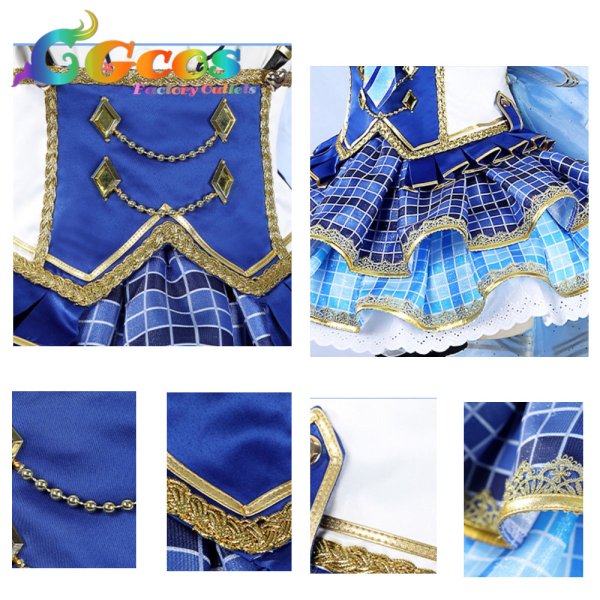 画像5: ラブライブ! School idol project　園田海未　ブルーアモール　コスプレ衣装 (5)