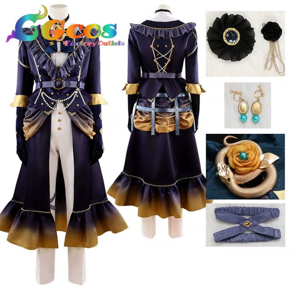 画像5: あんさんぶるスターズ！　クロススカウト・傾慕の華／享楽　礼瀬マヨイ　椎名ニキ　日々樹渉　コスプレ衣装 (5)