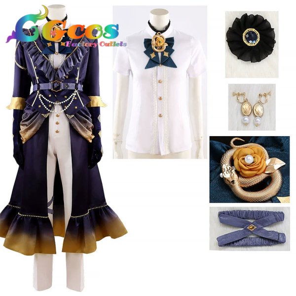 画像6: あんさんぶるスターズ！　クロススカウト・傾慕の華／享楽　礼瀬マヨイ　椎名ニキ　日々樹渉　コスプレ衣装 (6)