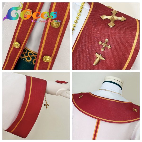 画像3: あんさんぶるスターズ！　紫之創　キャロル＊白雪と聖夜のスターライトフェスティバル　コスプレ衣装 (3)