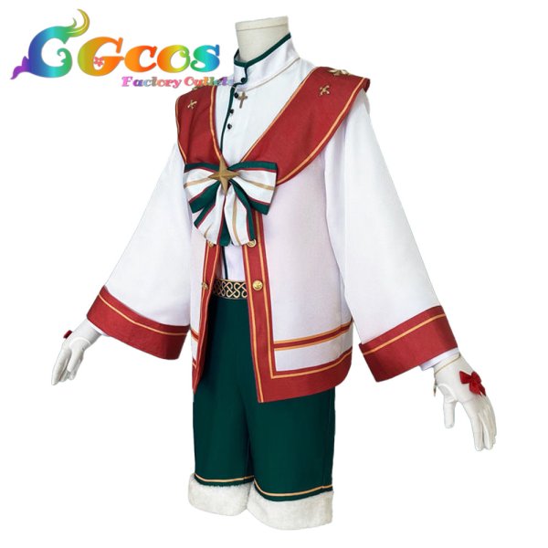 画像2: あんさんぶるスターズ！　天満光　仁兎なずな　真白友也　キャロル＊白雪と聖夜のスターライトフェスティバル　コスプレ衣装 (2)