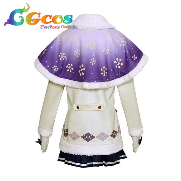 画像3: プロジェクトセカイ カラフルステージ！ feat. 初音ミク　鳳えむ　もこもこスノーコート　コスプレ衣装 (3)