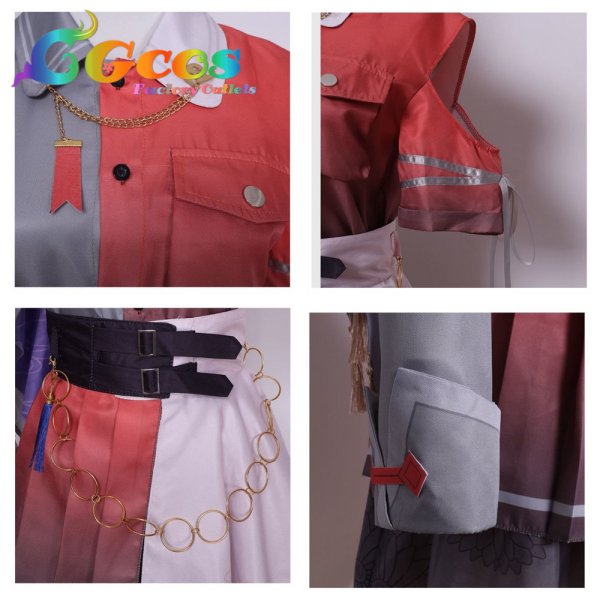 画像4: プロジェクトセカイ カラフルステージ！ feat. 初音ミク　小豆沢こはね　セカライ4th　コスプレ衣装 (4)