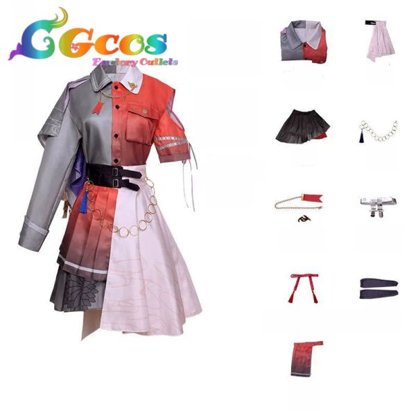 画像5: プロジェクトセカイ カラフルステージ！ feat. 初音ミク　小豆沢こはね　セカライ4th　コスプレ衣装 (5)