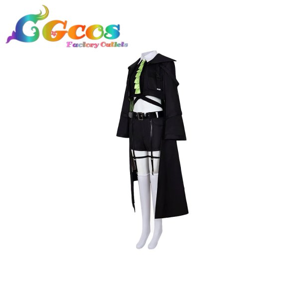 画像2: プロジェクトセカイ カラフルステージ！ feat. 初音ミク　初音ミク　スタイリッシュ・レザー　コスプレ衣装 (2)