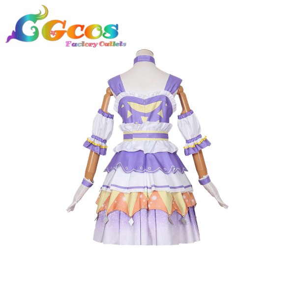 画像3: アイカツ!　紫吹蘭　ドラマチックガール　コスプレ衣装 (3)