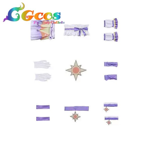 画像4: アイカツ!　紫吹蘭　ドラマチックガール　コスプレ衣装 (4)