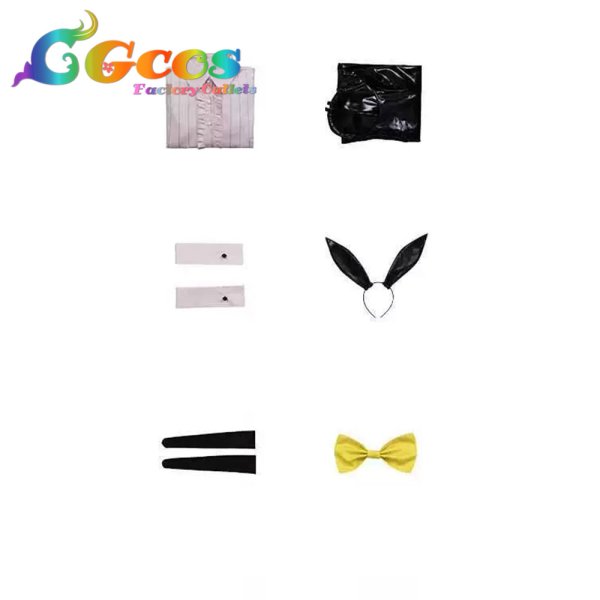 画像4: 五等分の花嫁　中野一花　バニーver.　コスプレ衣装 (4)