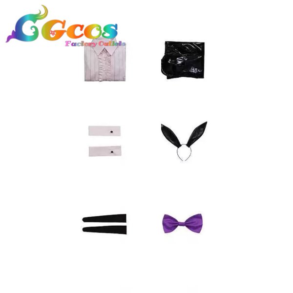 画像4: 五等分の花嫁　中野二乃　バニーver.　コスプレ衣装 (4)