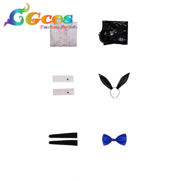 画像4: 五等分の花嫁　中野三玖　バニーver.　コスプレ衣装 (4)