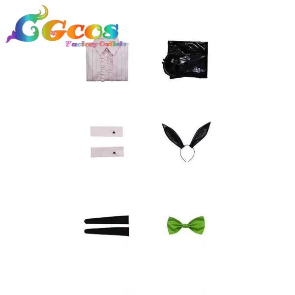 画像4: 五等分の花嫁　中野四葉　バニーver.　コスプレ衣装 (4)