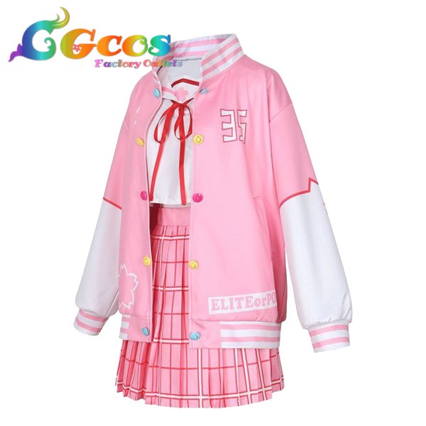 画像2: バーチャルYouTuber Vtuber さくらみこ マリンセーラー衣装 コスプレ衣装 (2)