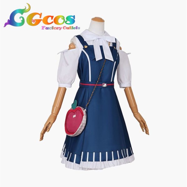 画像3: プロジェクトセカイ カラフルステージ! feat. 初音ミク 初音ミク アップルピクニックコーデ feat.ハローキティ サンリオコラボ コスプレ衣装 (3)