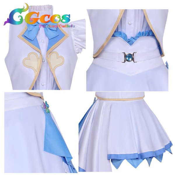 画像4: プロジェクトセカイ カラフルステージ! feat. 初音ミク 桐谷遥 劇場版プロジェクトセカイ 壊れたセカイと歌えないミク コスプレ衣装 (4)