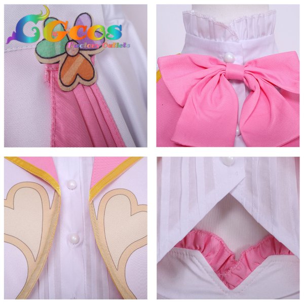 画像4: プロジェクトセカイ カラフルステージ! feat. 初音ミク 桃井愛莉 劇場版プロジェクトセカイ 壊れたセカイと歌えないミク コスプレ衣装 (4)