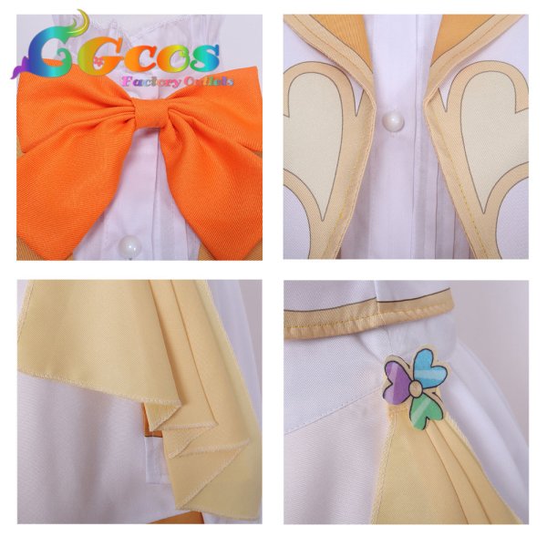 画像4: プロジェクトセカイ カラフルステージ！ feat. 初音ミク　花里みのり　劇場版プロジェクトセカイ　壊れたセカイと歌えないミク　コスプレ衣装 (4)