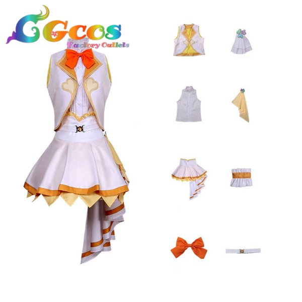 画像6: プロジェクトセカイ カラフルステージ！ feat. 初音ミク　花里みのり　劇場版プロジェクトセカイ　壊れたセカイと歌えないミク　コスプレ衣装 (6)